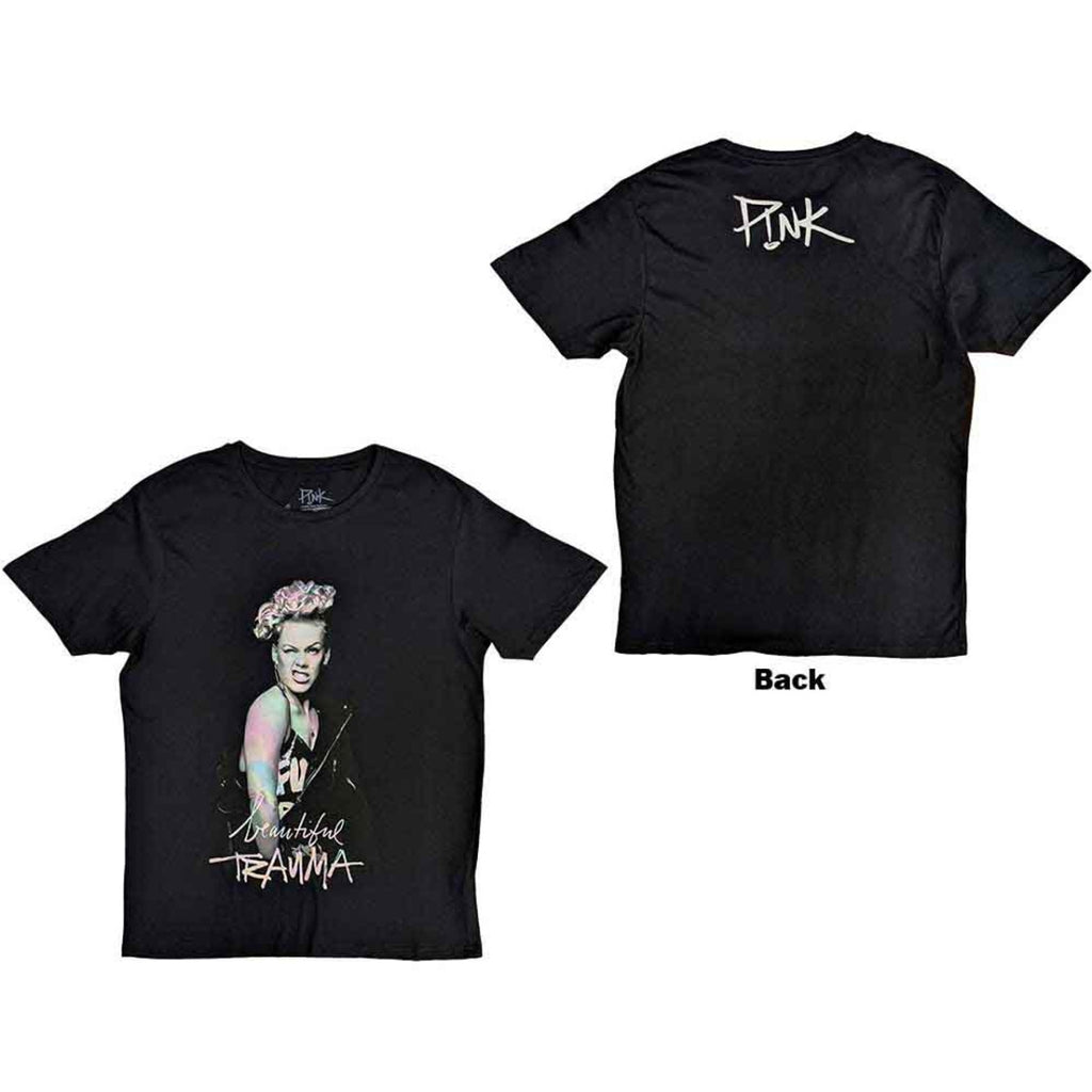 Pink - Wink (Back Print) - black