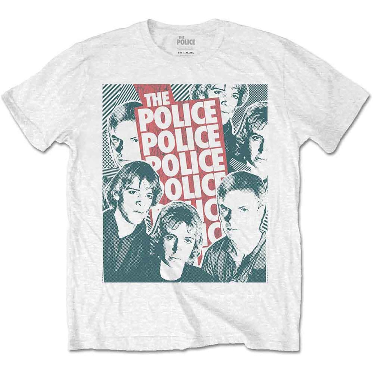 The Police - Visages tramés - blanc