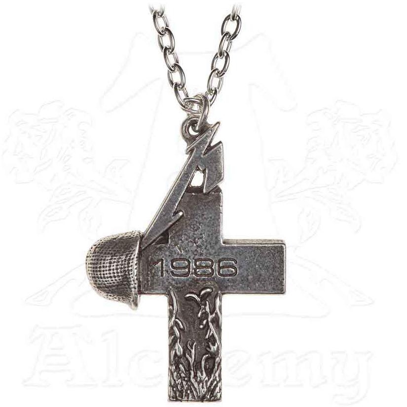 Metallica Pendant: Master of Puppets 1986 Cross