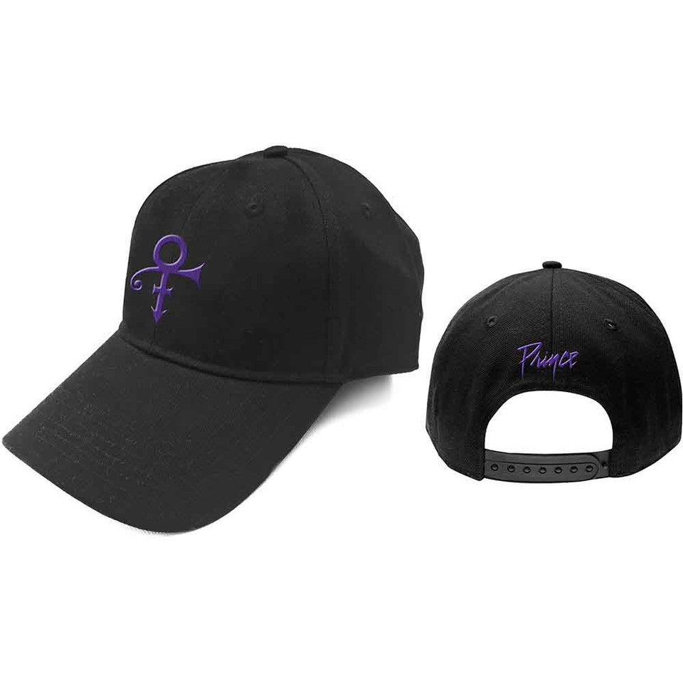 Casquette de baseball unisexe Prince : Symbole violet (noir)