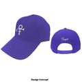 Casquette de Baseball Unisexe Prince : Symbole Blanc (Violet)