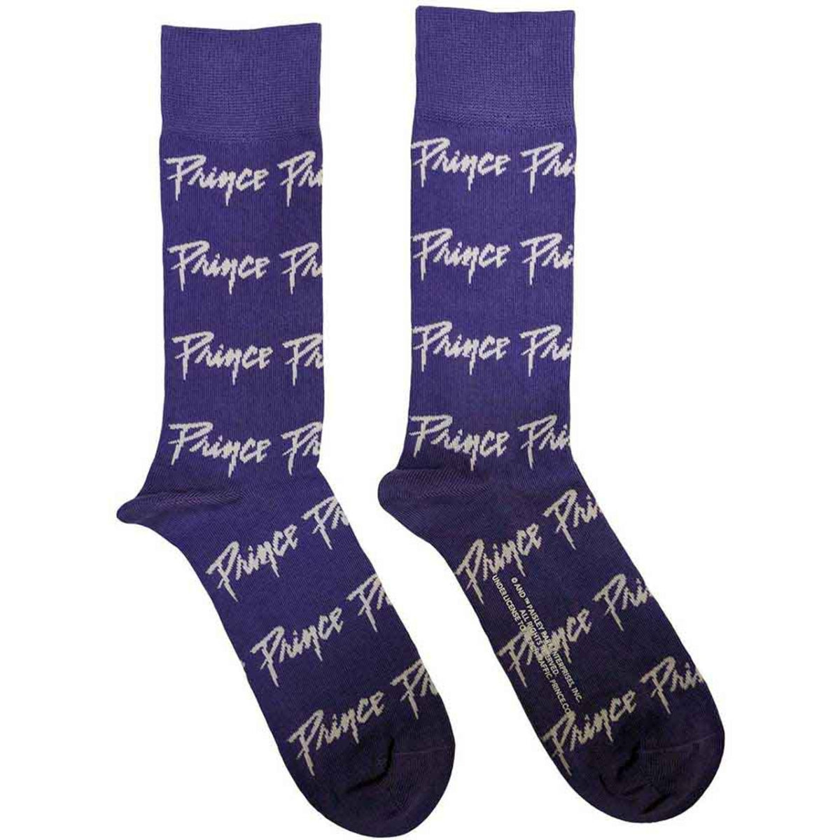 Chaussettes courtes unisexe Prince : motif logo répété (violet) (taille UK 7 - 11)