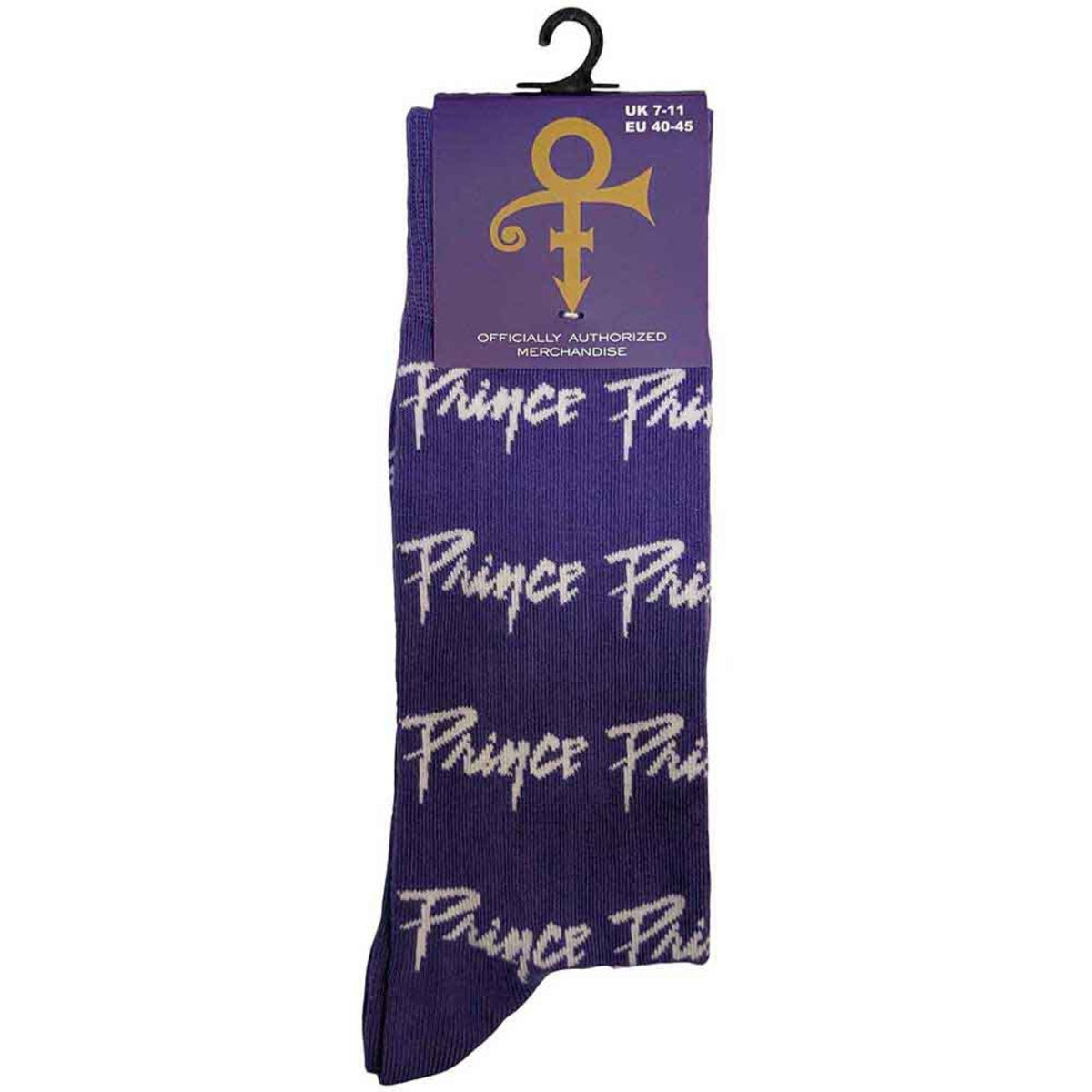 Chaussettes courtes unisexe Prince : motif logo répété (violet) (taille UK 7 - 11)