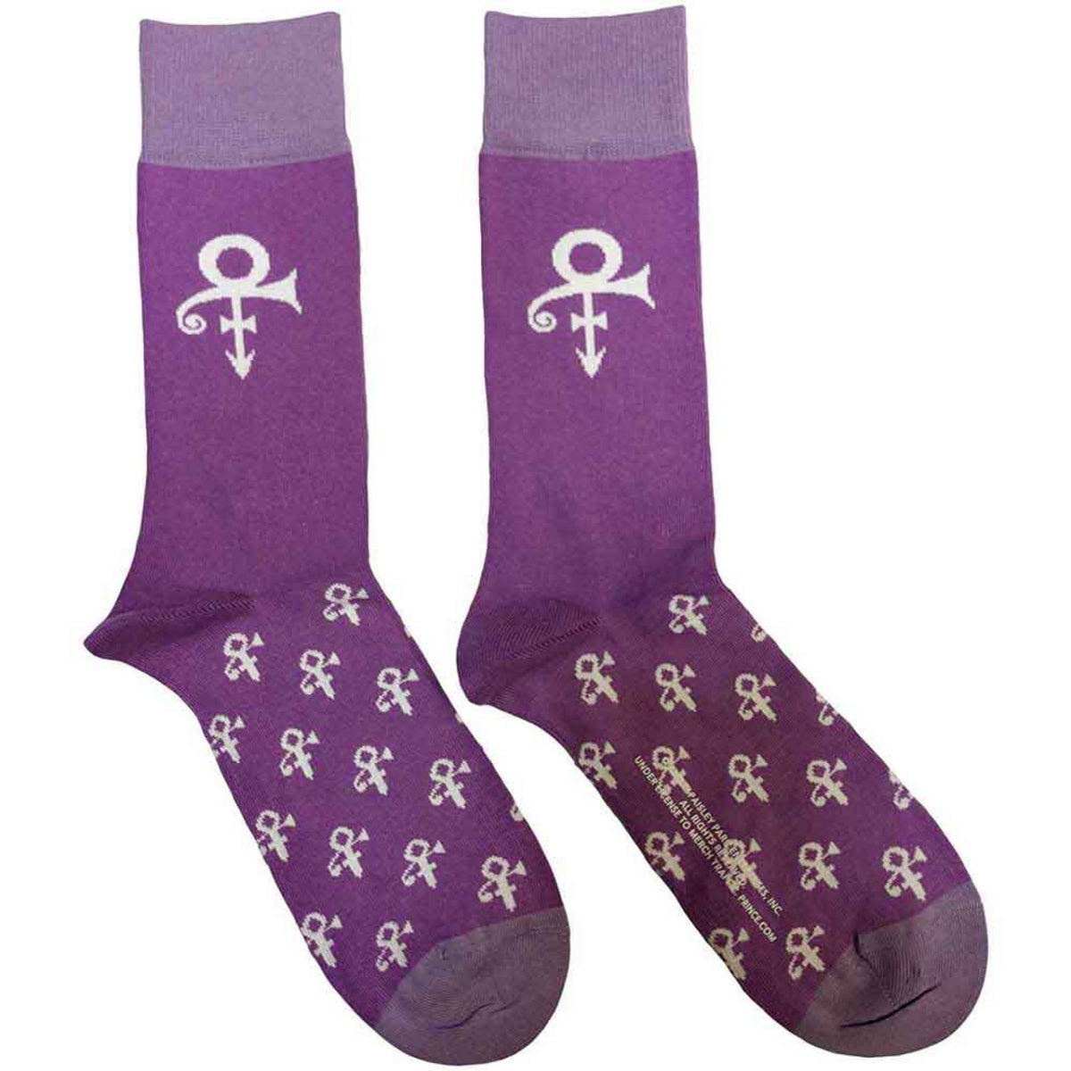 Chaussettes chevilles unisexe Prince : Symbole (violet) (tailles RU 7 - 11)