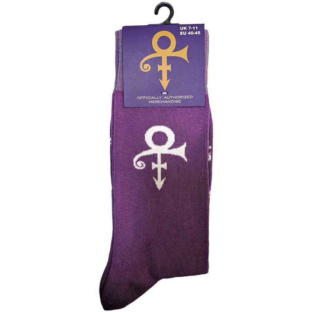 Chaussettes chevilles unisexe Prince : Symbole (violet) (tailles RU 7 - 11)