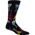 Perri's Unisex Crew Socks: Electric Guitars (Black) (EU Size 40 - 45)