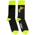 Queens Of The Stone Age Unisex Ankle Socks: Green Hands (Black) (UK Size 7 - 11)