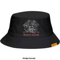Queen Unisex Bucket Hat: Face it Alone (Black)
