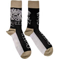 Chaussettes Courtes Unisexe Queen : Blason & Logo (Noir) (Taille UK 7 - 11)