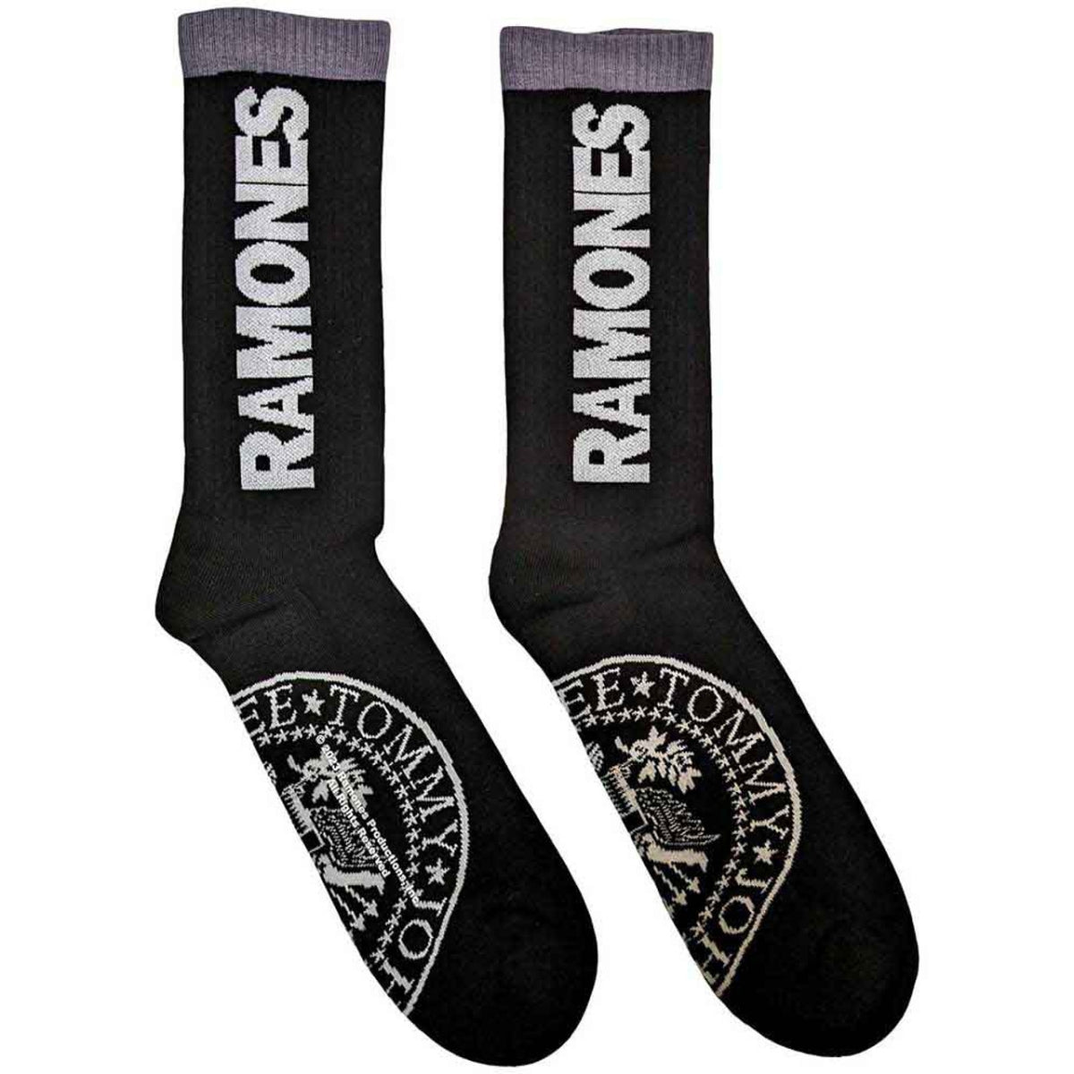 Ramones Unisex Terry Socks: Presidential Seal (Black) (UK Size 7 - 11)