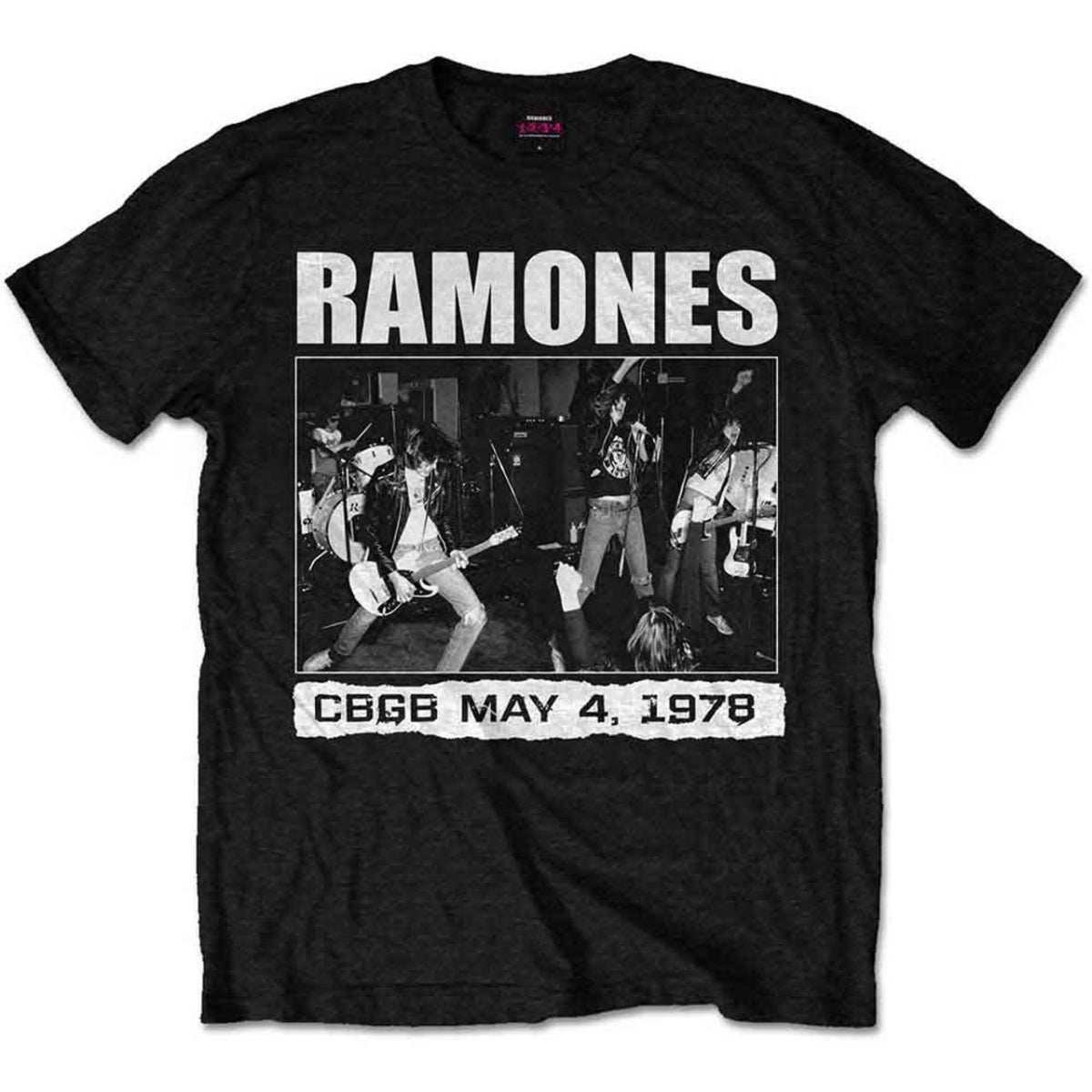 Ramones - CBGB 1978 - black