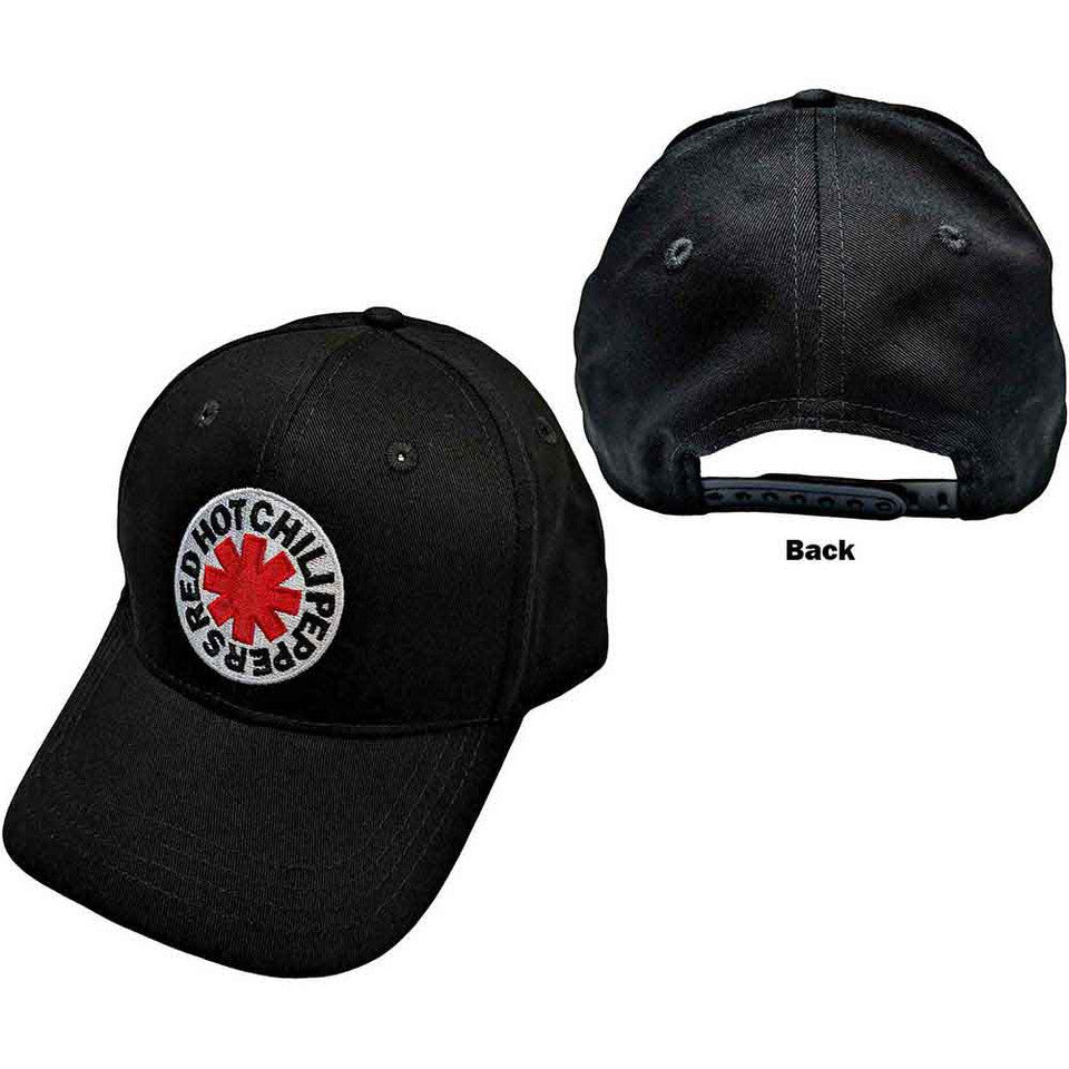 Casquette de baseball unisexe Red Hot Chili Peppers : Astérisque classique (Noir)