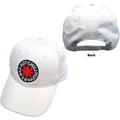 Casquette de baseball unisexe Red Hot Chili Peppers : Astérisque classique (blanc)