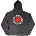 Red Hot Chili Peppers Unisex Hoodie: Classic Asterisk - charcoal grey
