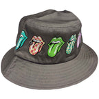 Bob The Rolling Stones unisexe : motif Multi-Tongue (gris)
