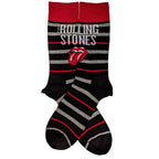 The Rolling Stones Unisex Ankle Socks: Logo & Tongue (Black) (EU Size 40 - 45)