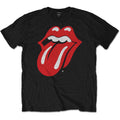 T-shirt The Rolling Stones Enfant : Langue Classique (Noir)