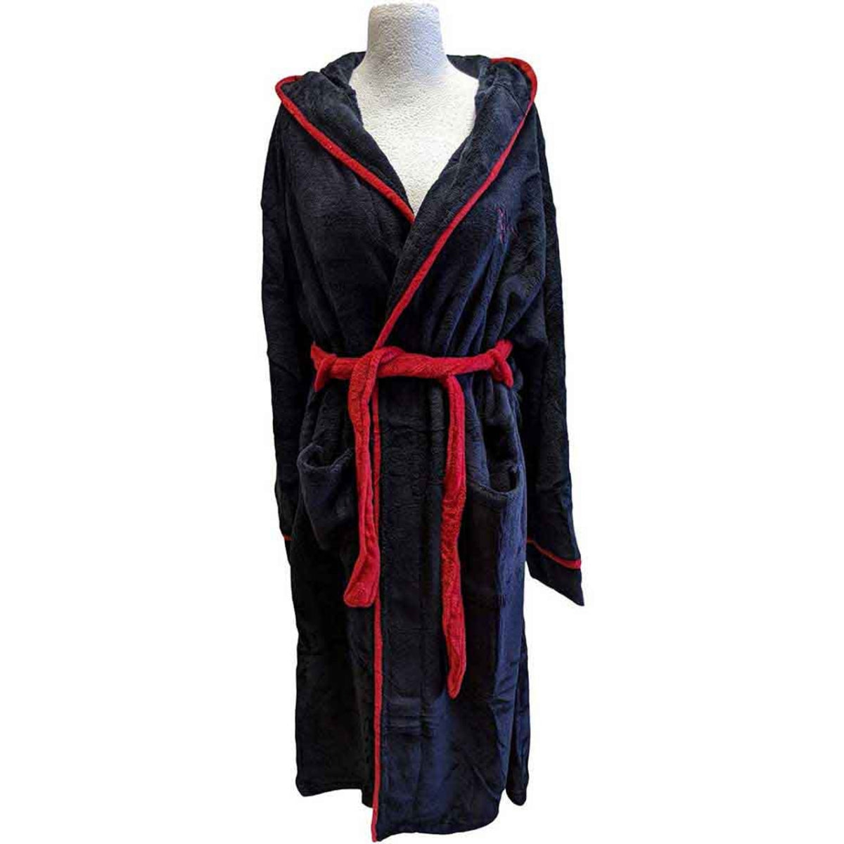 Slipknot Unisex Bathrobe: Logo & Tribal S (Black) (Back Print)