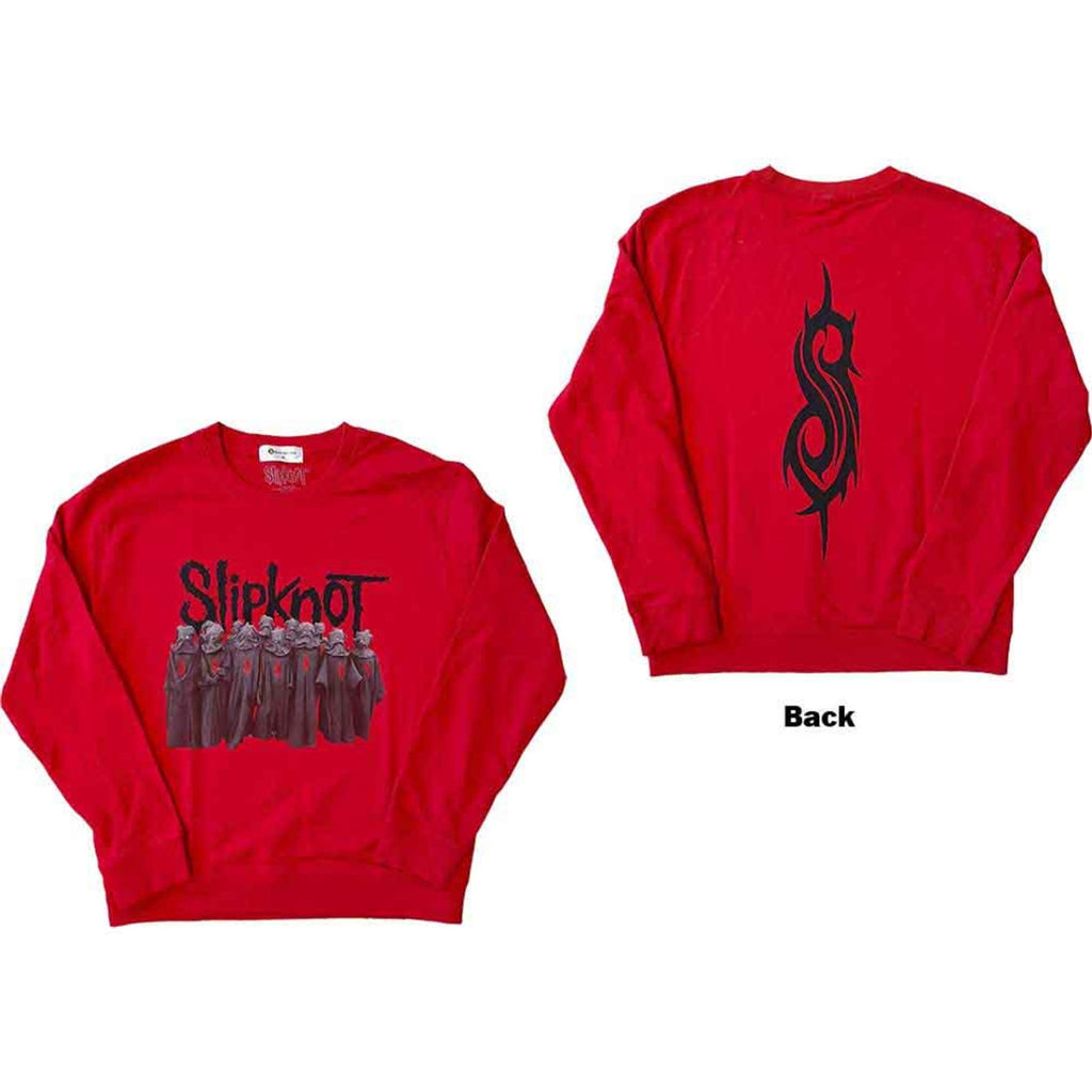 Slipknot Sweatshirt: Choir (Back Print) - red