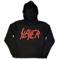 Slayer Unisex Hoodie: Distressed Logo - Black
