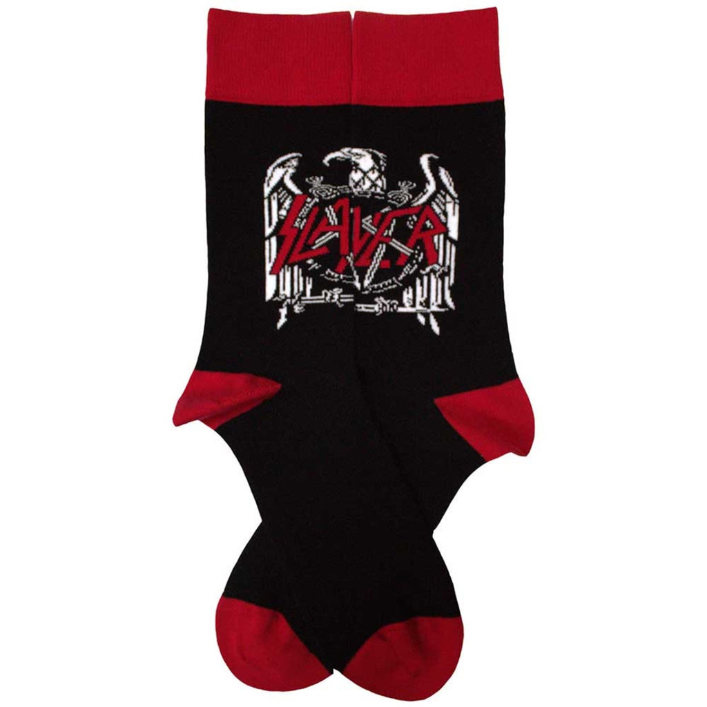 Chaussettes courtes unisexes Slayer : Blason aigle (noir) (taille UK 7 - 11)