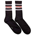 Chaussettes Mi-Mollet Unisexe The Spice Girls : Logo et Rayures (Noir) (Taille UK 7 - 11)