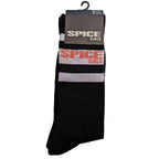 The Spice Girls Unisex Ankle Socks: Logo & Stripes (Black) (EU Size 40 - 45)