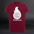 Rammstein - Kids T-Shirt - Flame - burgundy red