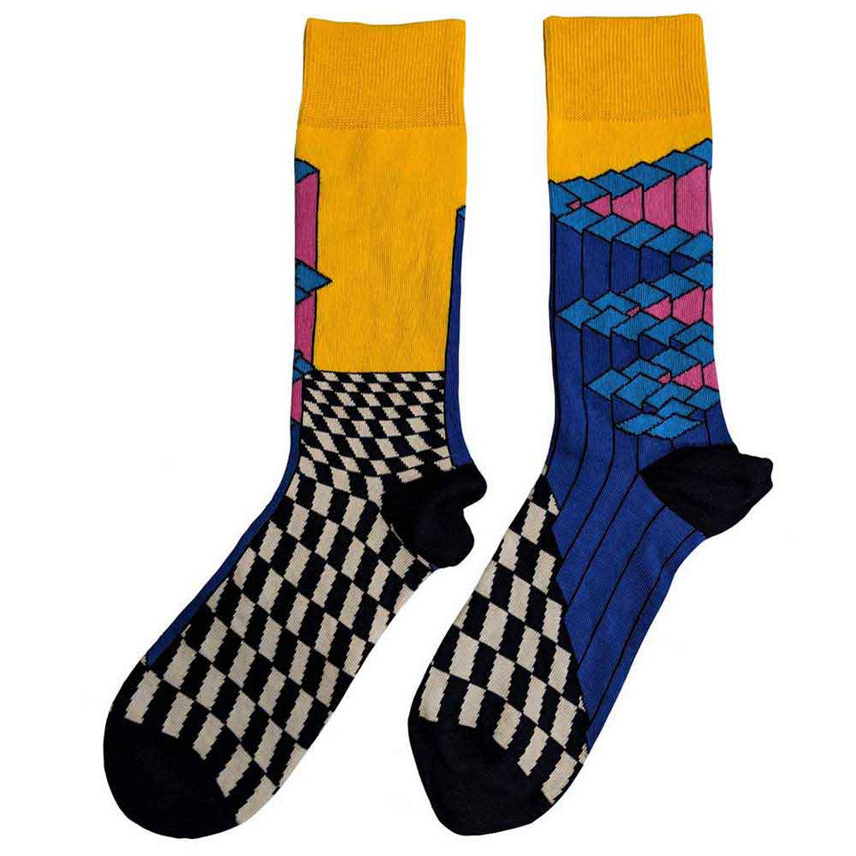 The Strokes Chaussettes Unisexes: Angles (Bleues) (Taille UK 7 - 11)