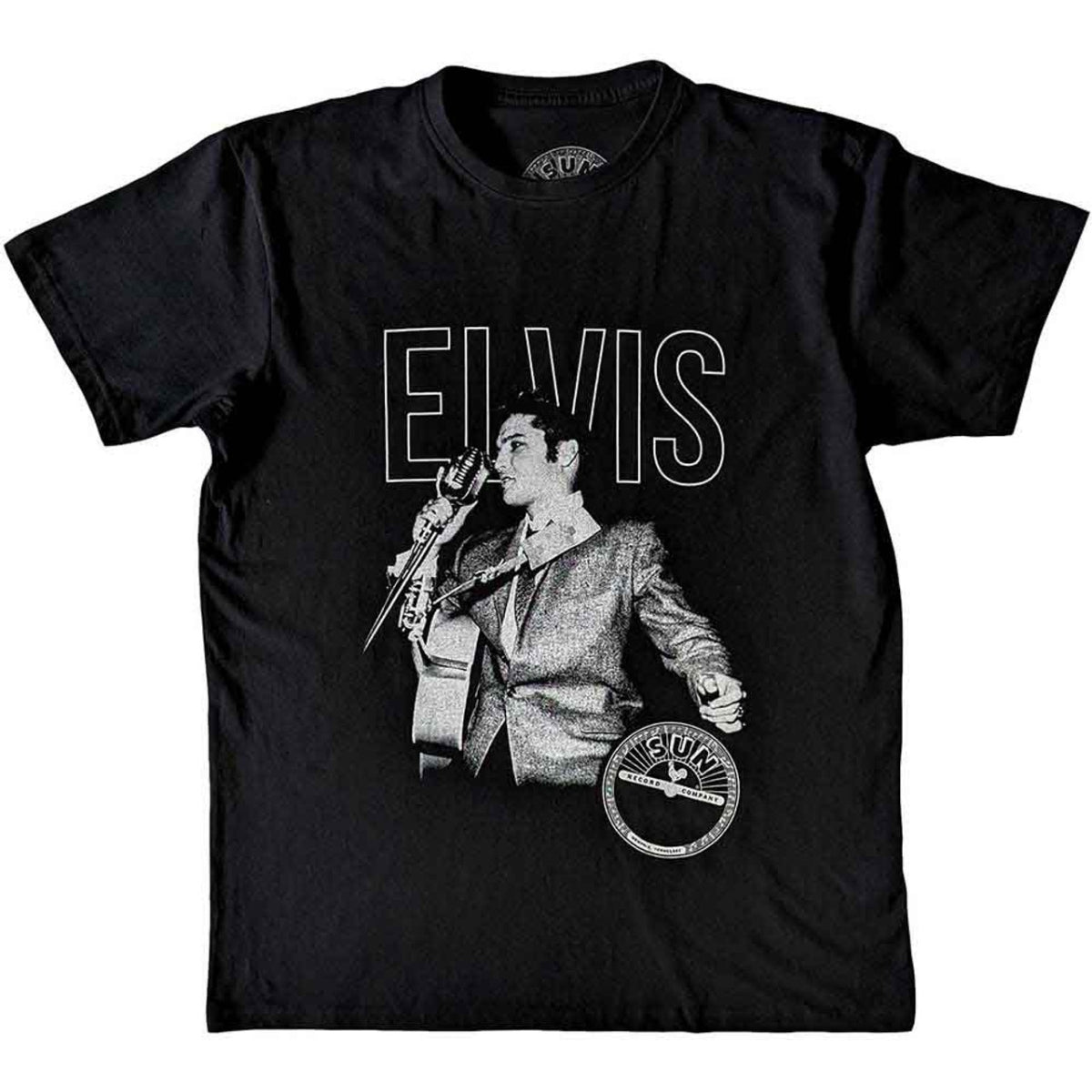 Sun Records - Elvis Live Portrait - black