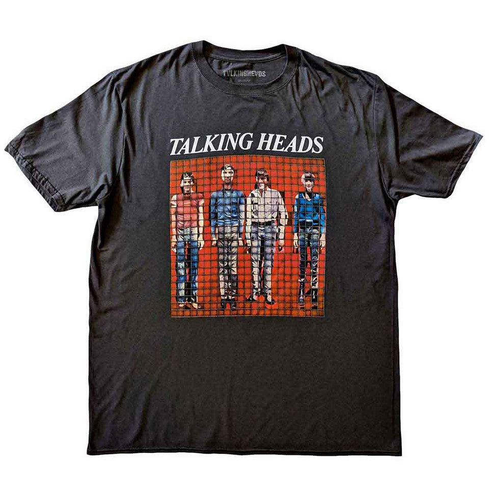 Talking Heads - Pixel Portrait - charcoal grey