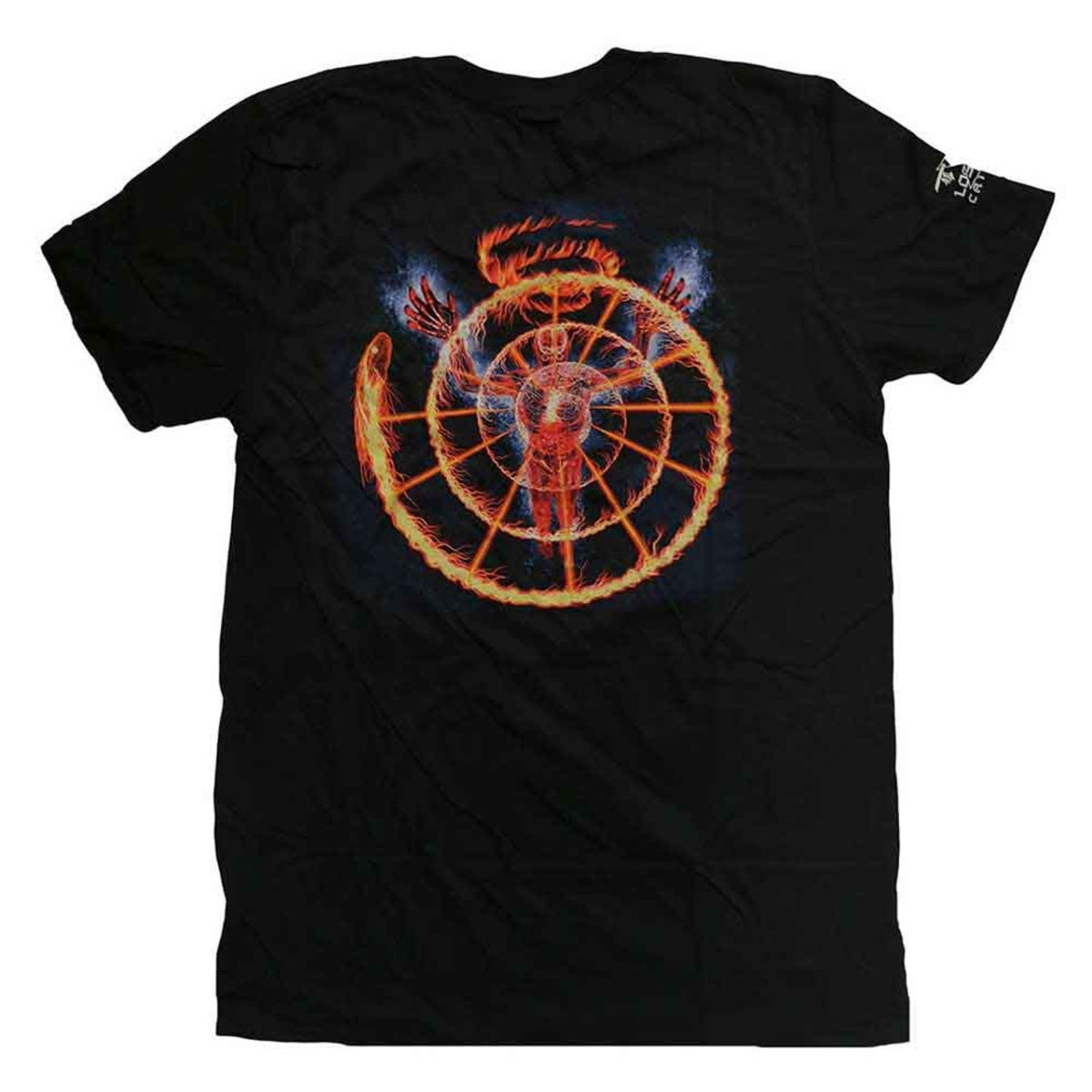 Tool - Flame Spiral (Back & Sleeve Print) - black