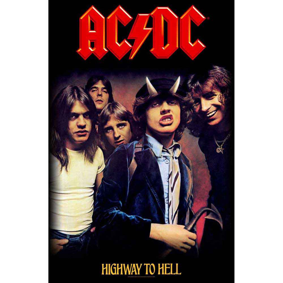 Affiche textile AC/DC : Highway To Hell