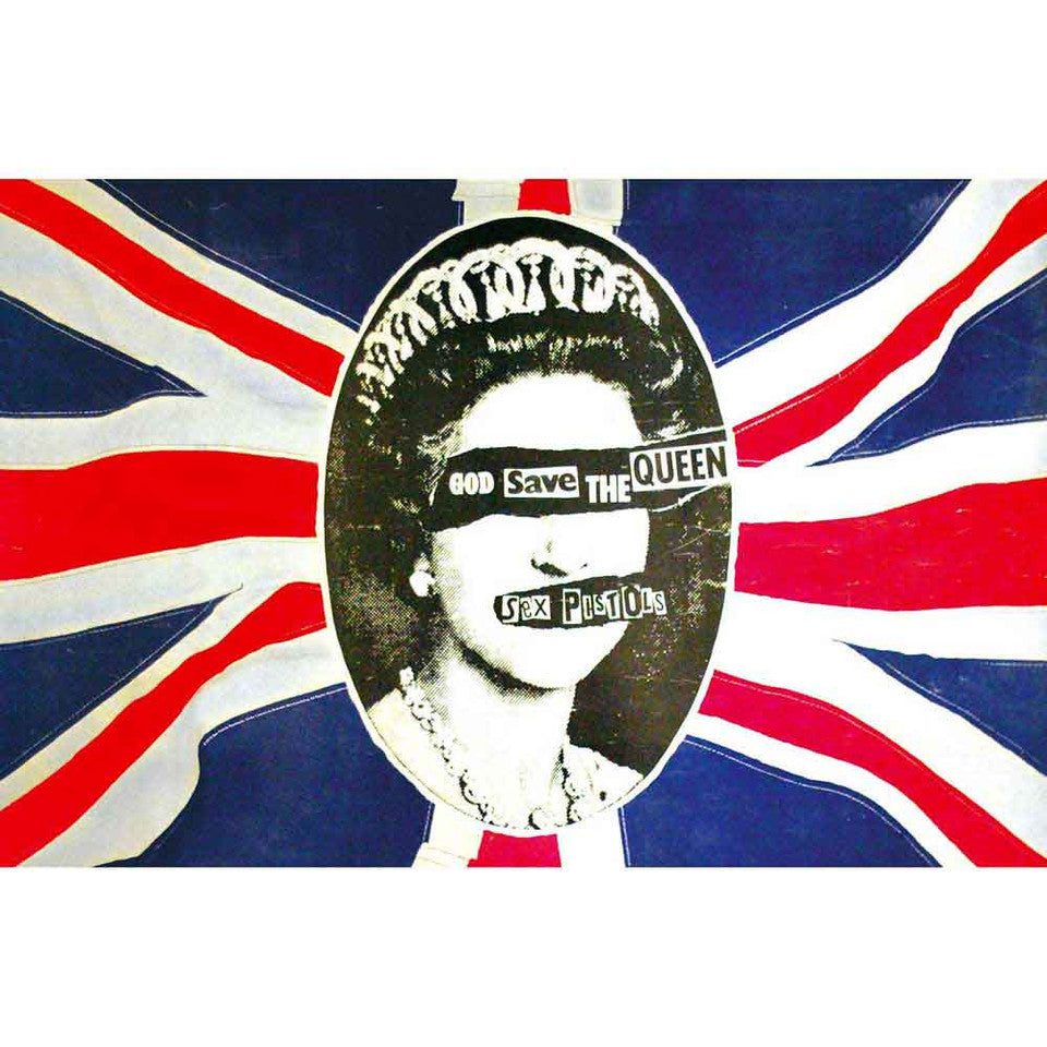 The Sex Pistols Affiche Textile : God Save The Queen