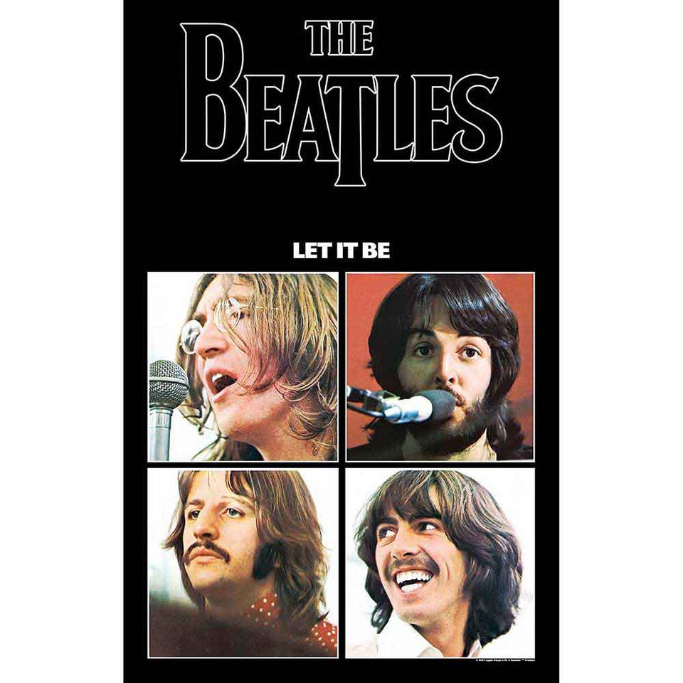 Affiche textile The Beatles : Let It Be
