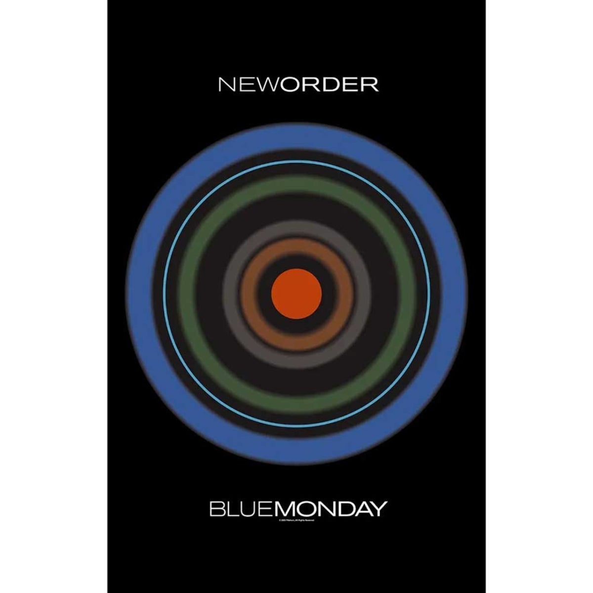 New Order Textile Poster: Blue Monday