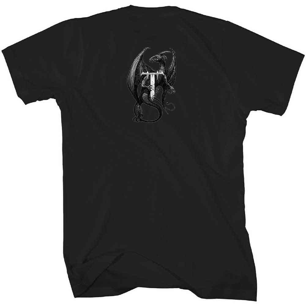 Trivium - Perched Dragon - black (Back Print)