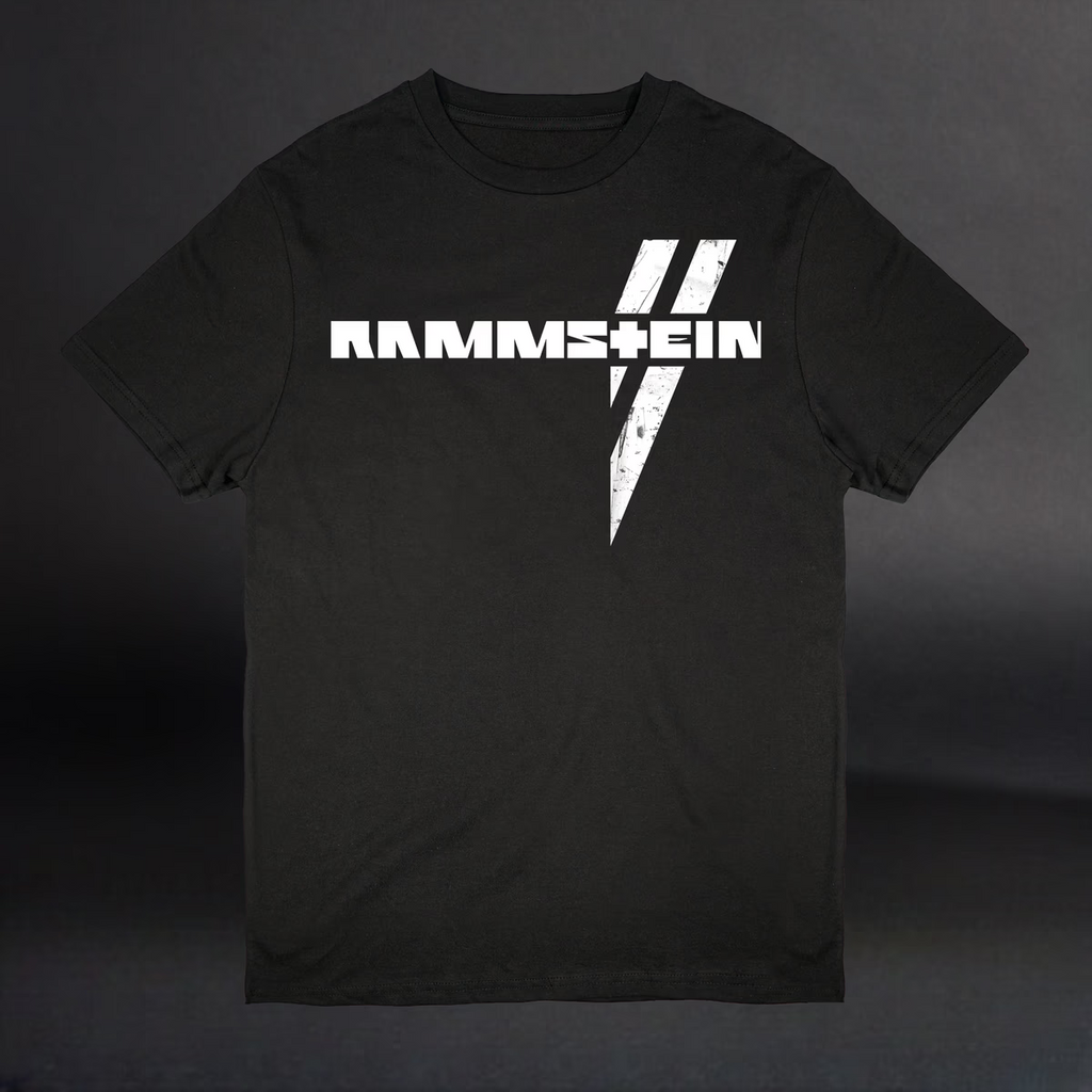 Rammstein - T-Shirt - Weisse Balken - black