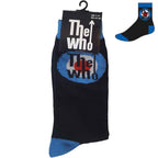The Who Unisex Ankle Socks: Target Logo (Black) (EU Size 40 - 45)