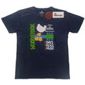 Woodstock Unisex T-Shirt: Poster - Navy Blue (DC)