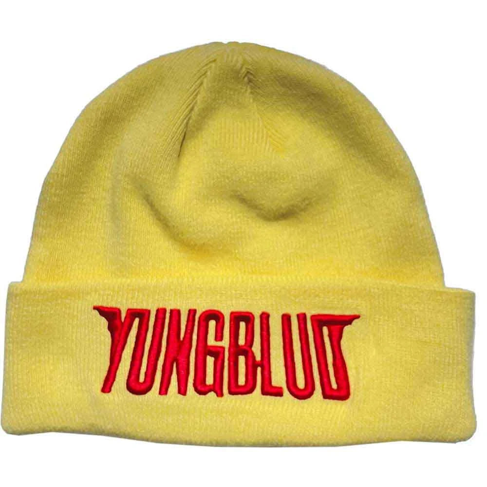 Bonnet unisexe Yungblud : logo rouge (jaune)