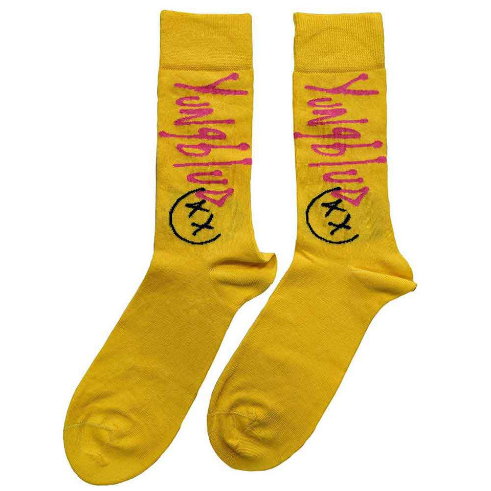 Chaussettes de cheville unisexe Yungblud : VIP (Jaune) (Taille UK 7 - 11)